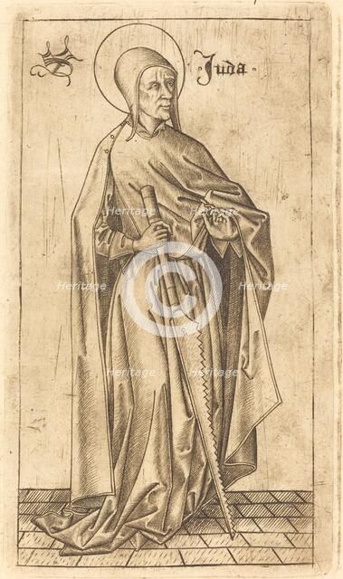 Saint Simon Zelotes (?) or Saint Judas Thaddeus (?), c. 1470/1480. Creator: Israhel van Meckenem.