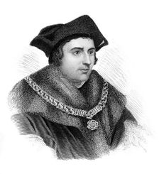 Saint Sir Thomas More, English politician, scholar and martyr, (c1850)