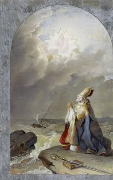 Saint Spyridon, 1830/1840. Creator: Johann Peter Krafft