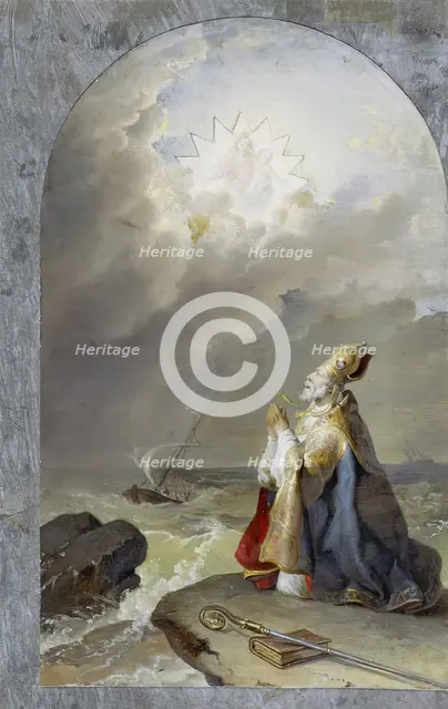 Saint Spyridon, 1830/1840. Creator: Johann Peter Krafft.