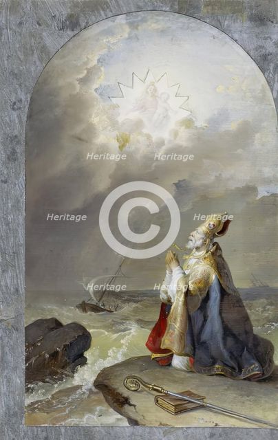 Saint Spyridon, 1830/1840. Creator: Johann Peter Krafft.