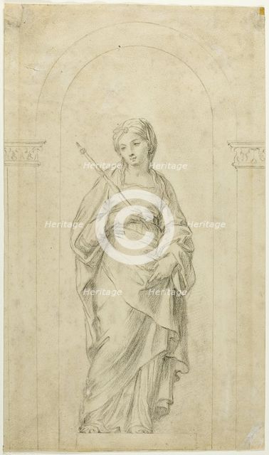 Saint Standing in a Niche, n.d. Creator: Unknown.