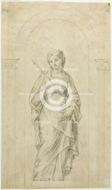 Saint Standing in a Niche, n.d. Creator: Unknown.