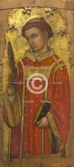 Saint Stephen, 1418. Creator: Taddeo di Bartolo (1362/63-1422).