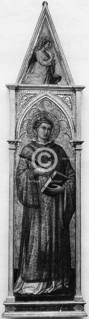 Saint Stephen (with the Angel of the Annunciation). Creator: Martino di Bartolomeo di Biagio.