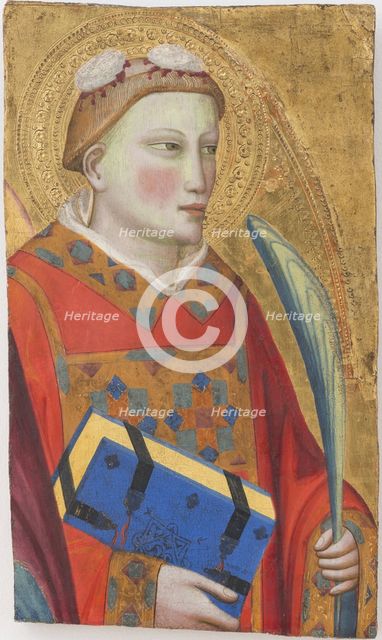Saint Stephen, c1475. Creator: Giovanni del Biondo (active 1356-1399).