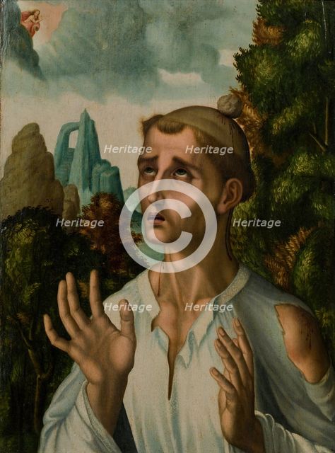 Saint Stephen, c1575. Creator: Luis de Morales.