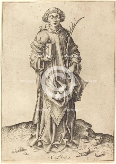 Saint Stephen. Creator: Israhel van Meckenem.