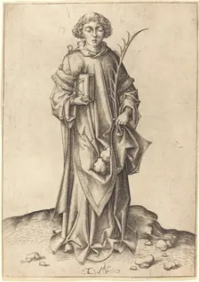 Saint Stephen. Creator: Israhel van Meckenem