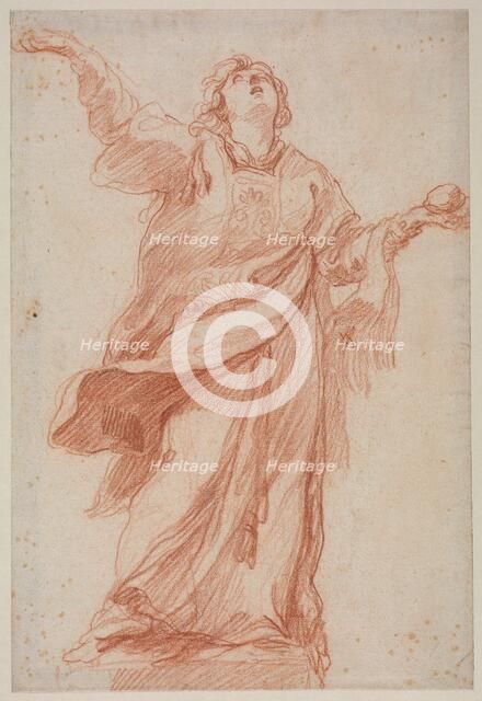 Saint Stephen in Ecstasy, second third 1700s. Creator: Edmé Bouchardon (French, 1698-1762).