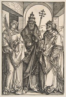 Saint Stephen, Saint Sixtus and Saint Lawrence.n.d. Creator: Albrecht Durer