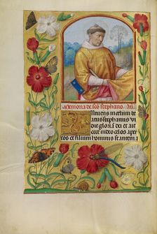 Saint Stephen; Spinola Hours, about 1510-1520. Creator: Workshop of Master of the First Prayer Book of Maximilian