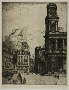 Saint Sulpice, Paris: La Grande Tour, 1900. Creator: Donald Shaw MacLaughlan
