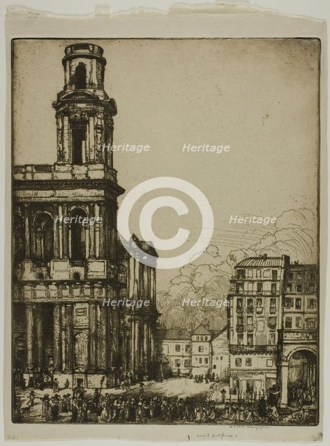 Saint Sulpice, Paris: La Petite Tour, 1901. Creator: Donald Shaw MacLaughlan.