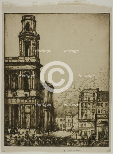 Saint Sulpice, Paris: La Petite Tour, 1901. Creator: Donald Shaw MacLaughlan.