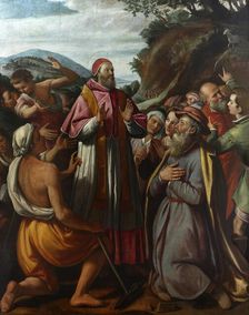 Saint Pope Clement I, surrounded by believers, 1592. Creator: Santi di Tito (1536-1603)