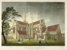 Saint Patrick's Cathedral, Dublin, published March 1793. Creator: James Malton