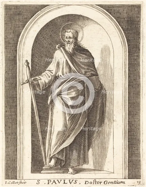 Saint Paul, 1608/1611. Creator: Jacques Callot.