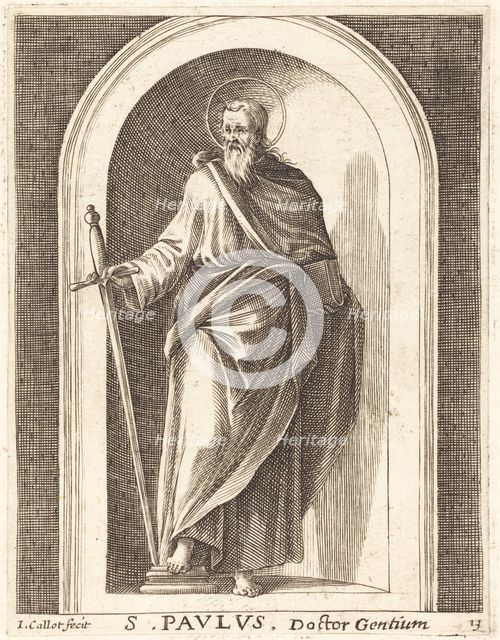 Saint Paul, 1608/1611. Creator: Jacques Callot.