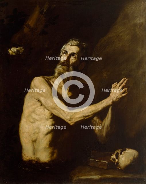 Saint Paul the Hermit, ca.1638. Creator: Jusepe de Ribera.