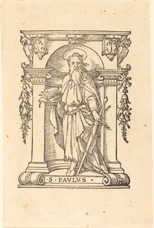 Saint Paul with Book and Sword. Creator: Hans Holbein the Younger