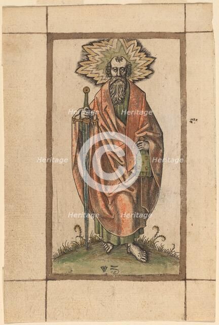 Saint Paul, early 16th century. Creator: Master WZ.