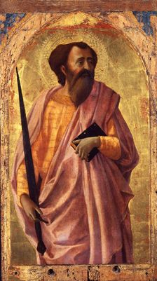Saint Paul. From the Altarpiece for the Santa Maria del Carmine in Pisa, 1426