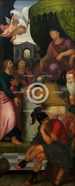 Saint Paul in Front of Proconsul Felix van Caesarea, 1602. Creator: Otto Van Veen.