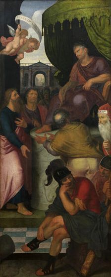 Saint Paul in Front of Proconsul Felix van Caesarea, 1602. Creator: Otto Van Veen