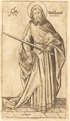 Saint Paul (?) or Saint Matthew (?), c. 1470/1480. Creator: Israhel van Meckenem