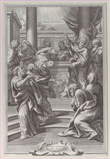 Saint Paul preaching in Athens, 1679. Creator: Cornelis Bloemaert