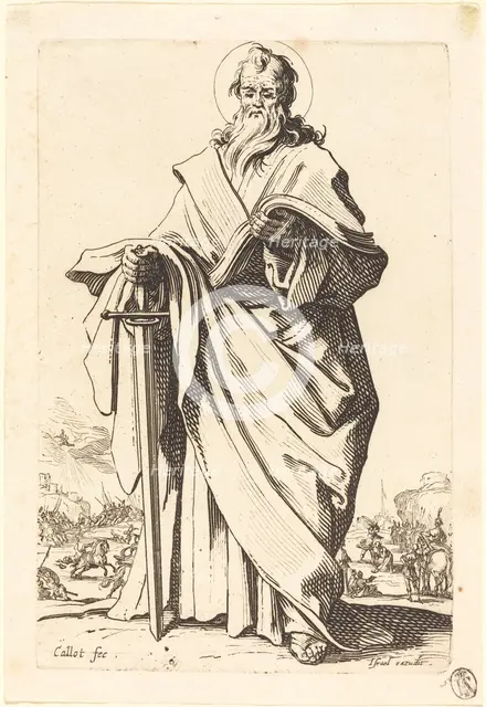 Saint Paul, published 1631. Creator: Jacques Callot.