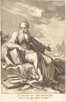 Saint Paul, Seated. Creator: Jacques Callot