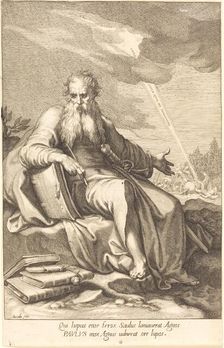Saint Paul, Seated. Creator: Jacques Callot