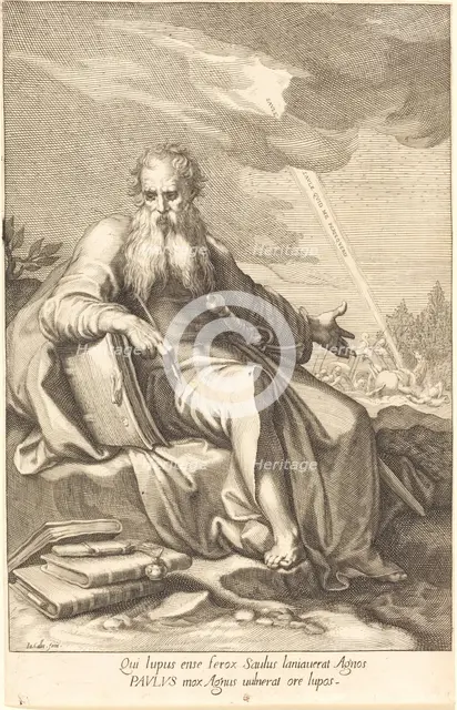 Saint Paul, Seated. Creator: Jacques Callot.