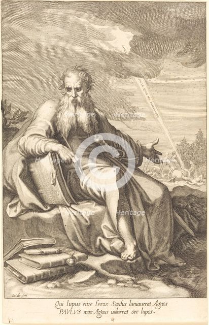 Saint Paul, Seated. Creator: Jacques Callot.