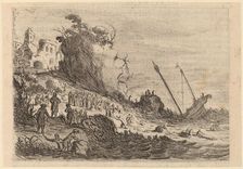 Saint Paul Shipwrecked on the Island of Malta, 1634. Creator: Willem Basse