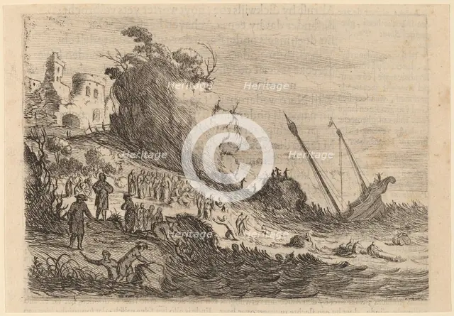 Saint Paul Shipwrecked on the Island of Malta, 1634. Creator: Willem Basse.