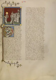 Saint Paul Speaking to the Romans, about 1360-1370. Creator: Master of Jean de Mandeville
