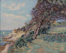 Saint-Palais, Pointe de la Douane, August 92, 10 a.m., 08–1892. Creator: Armand Guillaumin