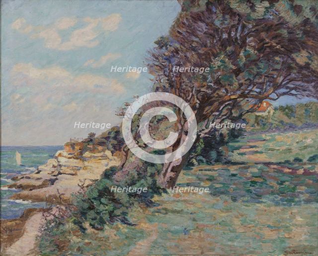 Saint-Palais, Pointe de la Douane, August 92, 10 a.m., 08–1892. Creator: Armand Guillaumin.