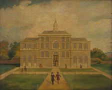 Saint Pancras smallpox hospital, London, c1840s. Creator: Unknown