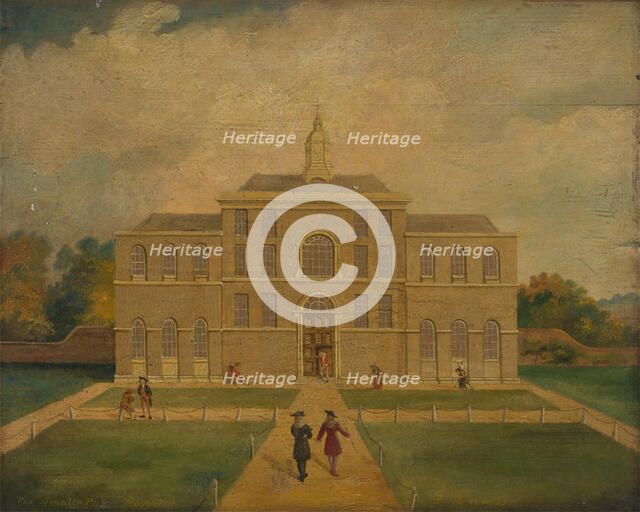 Saint Pancras smallpox hospital, London, c1840s. Creator: Unknown.