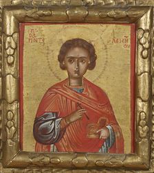Saint Panteleimon, Cretan icon, 1550-1599. Creator: Unknown