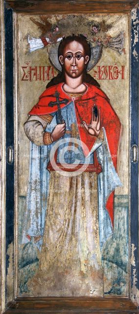 Saint Paraskeva Pyatnitsa, early 17th century. Creator: Russian icon.