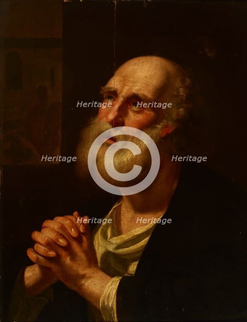 Saint Peter, 1742. Creator: Balthasar Denner.