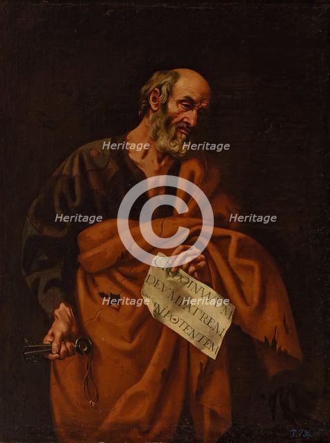 Saint Peter, 17th century. Creator: Cristóbal García Salmerón.