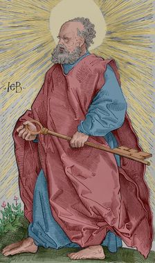 Saint Peter, (1st century BC - 67 AD), 1519, (1877). Creator: Unknown