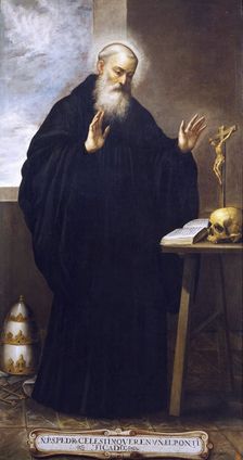 Saint Peter Celestine, Pope, first half of 17th century. Creator: Bartolomé Román