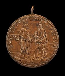 Saint Peter and Saint Paul [reverse], 1678. Creator: Giovanni Martino Hamerani
